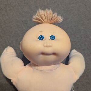 Vtg 14" Preemie Cabbage Patch Blue Eyes Yarn Hair 1978-1982 Head Mold 1 Coleco